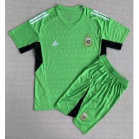 Argentina Goalkeeper Replica Home Minikit World Cup 2022 Short Sleeve (+ pants)